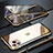 Luxury Aluminum Metal Frame Mirror Cover Case 360 Degrees M10 for Apple iPhone 11 Pro Gold