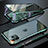 Luxury Aluminum Metal Frame Mirror Cover Case 360 Degrees M10 for Apple iPhone 11 Pro Green