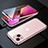 Luxury Aluminum Metal Frame Mirror Cover Case 360 Degrees M10 for Apple iPhone 13 Mini