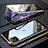 Luxury Aluminum Metal Frame Mirror Cover Case 360 Degrees M12 for Apple iPhone 11 Pro Gold and Black