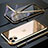 Luxury Aluminum Metal Frame Mirror Cover Case 360 Degrees M14 for Apple iPhone 11 Pro Gold