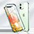 Luxury Aluminum Metal Frame Mirror Cover Case 360 Degrees N01 for Apple iPhone 12 Mini