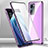 Luxury Aluminum Metal Frame Mirror Cover Case 360 Degrees P01 for OnePlus Nord N300 5G