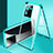 Luxury Aluminum Metal Frame Mirror Cover Case 360 Degrees P01 for Xiaomi Mi Mix 4 5G Green