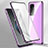 Luxury Aluminum Metal Frame Mirror Cover Case 360 Degrees P02 for Xiaomi Redmi Note 11 Pro+ Plus 5G