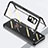 Luxury Aluminum Metal Frame Mirror Cover Case 360 Degrees P03 for Xiaomi Mix Fold 5G Black