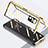 Luxury Aluminum Metal Frame Mirror Cover Case 360 Degrees P03 for Xiaomi Mix Fold 5G Gold