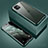 Luxury Aluminum Metal Frame Mirror Cover Case 360 Degrees T01 for Apple iPhone 11 Green