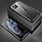 Luxury Aluminum Metal Frame Mirror Cover Case 360 Degrees T01 for Apple iPhone 11 Pro Black