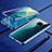 Luxury Aluminum Metal Frame Mirror Cover Case 360 Degrees T01 for Huawei Mate 20 X 5G