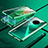 Luxury Aluminum Metal Frame Mirror Cover Case 360 Degrees T01 for Huawei Mate 30 Pro Green
