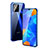 Luxury Aluminum Metal Frame Mirror Cover Case 360 Degrees T01 for Huawei Nova 8 SE 5G Blue