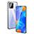 Luxury Aluminum Metal Frame Mirror Cover Case 360 Degrees T01 for Huawei Nova 8 SE 5G Silver