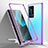 Luxury Aluminum Metal Frame Mirror Cover Case 360 Degrees T01 for Huawei P40 Pro+ Plus