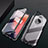 Luxury Aluminum Metal Frame Mirror Cover Case 360 Degrees T01 for OnePlus 7T