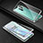 Luxury Aluminum Metal Frame Mirror Cover Case 360 Degrees T01 for OnePlus 8