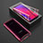 Luxury Aluminum Metal Frame Mirror Cover Case 360 Degrees T01 for Oppo Find X Super Flash Edition
