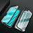 Luxury Aluminum Metal Frame Mirror Cover Case 360 Degrees T01 for Oppo K1 Black