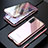 Luxury Aluminum Metal Frame Mirror Cover Case 360 Degrees T01 for Samsung Galaxy S20