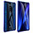 Luxury Aluminum Metal Frame Mirror Cover Case 360 Degrees T01 for Xiaomi Mi 9T Blue