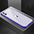 Luxury Aluminum Metal Frame Mirror Cover Case 360 Degrees T02 for Apple iPhone 11 Purple