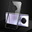 Luxury Aluminum Metal Frame Mirror Cover Case 360 Degrees T02 for Oppo Ace2 Black