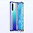Luxury Aluminum Metal Frame Mirror Cover Case 360 Degrees T02 for Oppo Find X2 Neo Blue
