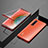 Luxury Aluminum Metal Frame Mirror Cover Case 360 Degrees T02 for Oppo Find X2 Orange