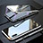 Luxury Aluminum Metal Frame Mirror Cover Case 360 Degrees T02 for Samsung Galaxy A70S