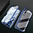 Luxury Aluminum Metal Frame Mirror Cover Case 360 Degrees T02 for Xiaomi Mi Note 10