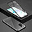 Luxury Aluminum Metal Frame Mirror Cover Case 360 Degrees T03 for Samsung Galaxy Note 20 5G Black