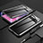 Luxury Aluminum Metal Frame Mirror Cover Case 360 Degrees T03 for Samsung Galaxy S10 Plus Black