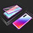 Luxury Aluminum Metal Frame Mirror Cover Case 360 Degrees T05 for Oppo Find X2 Neo