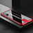 Luxury Aluminum Metal Frame Mirror Cover Case 360 Degrees T07 for Huawei Honor 20 Red