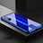 Luxury Aluminum Metal Frame Mirror Cover Case 360 Degrees T07 for Huawei Nova 5T Blue