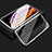 Luxury Aluminum Metal Frame Mirror Cover Case 360 Degrees T08 for Apple iPhone 11
