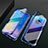 Luxury Aluminum Metal Frame Mirror Cover Case 360 Degrees T09 for Huawei Mate 20 Pro