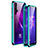 Luxury Aluminum Metal Frame Mirror Cover Case 360 Degrees T11 for Huawei Nova 5T Green