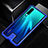 Luxury Aluminum Metal Frame Mirror Cover Case 360 Degrees T11 for Huawei P30 Blue