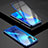 Luxury Aluminum Metal Frame Mirror Cover Case 360 Degrees Z01 for Huawei Nova 6 5G Blue