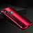 Luxury Aluminum Metal Frame Mirror Cover Case A01 for Apple iPhone Xs Max Red