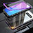 Luxury Aluminum Metal Frame Mirror Cover Case A01 for Samsung Galaxy S10 Plus Purple