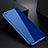Luxury Aluminum Metal Frame Mirror Cover Case for Apple iPhone 6S Blue