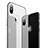 Luxury Aluminum Metal Frame Mirror Cover Case for Apple iPhone X