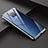 Luxury Aluminum Metal Frame Mirror Cover Case for Huawei Mate 20 X Black