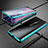 Luxury Aluminum Metal Frame Mirror Cover Case for OnePlus 7 Pro Green