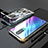 Luxury Aluminum Metal Frame Mirror Cover Case for Oppo RX17 Pro Silver
