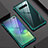 Luxury Aluminum Metal Frame Mirror Cover Case for Samsung Galaxy S10 Plus Green