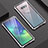 Luxury Aluminum Metal Frame Mirror Cover Case for Samsung Galaxy S10e Silver