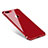 Luxury Aluminum Metal Frame Mirror Cover Case M01 for Apple iPhone 8 Plus Red